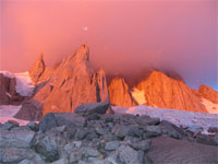 Cerro Torre at dawn